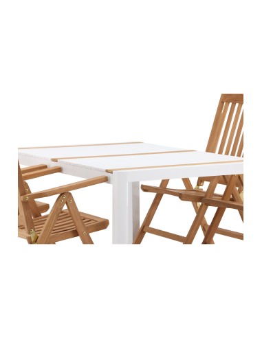 Matgrupp Togo med Kenya matstolar, 150 × 90 cm