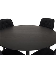Matgrupp Dipp med Velvet Deluxe matstolar 2