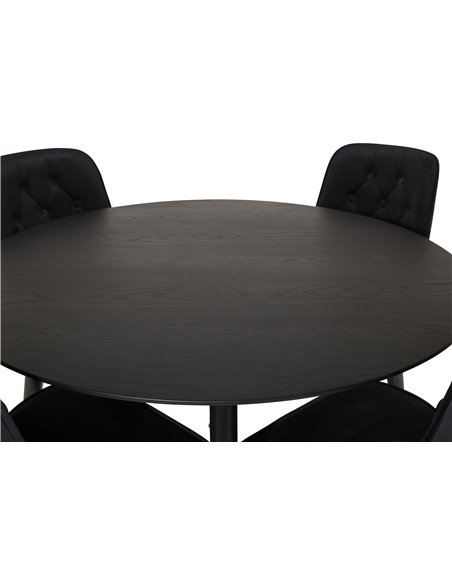 Matgrupp Dipp med Velvet Deluxe matstolar