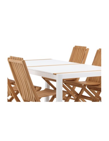 Matgrupp Togo med Ghana matstolar, 200 × 100 cm