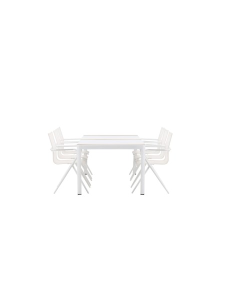 Matgrupp Togo med Alina matstolar, 200 × 100 cm