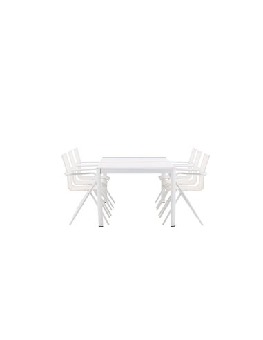 Matgrupp Togo med Alina matstolar, 200 × 100 cm