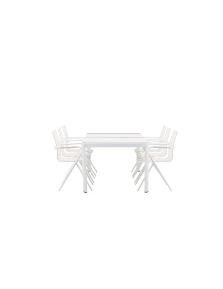 Matgrupp Togo med Alina matstolar, 200 × 100 cm