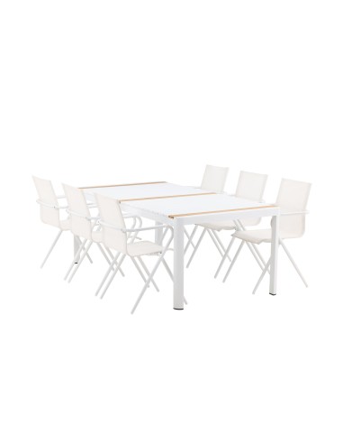 Matgrupp Togo med Alina matstolar, 200 × 100 cm