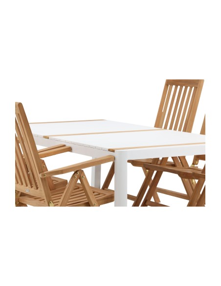 Matgrupp Togo med Kenya matstolar, 200 × 100 cm