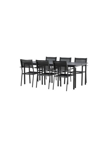 Matgrupp Modena med Copacabana matstolar, 200 × 100 cm