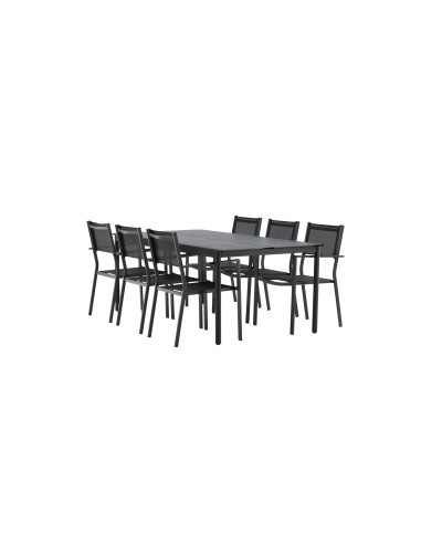 Matgrupp Modena med Copacabana matstolar, 200 × 100 cm