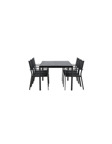 Matgrupp Modena med Copacabana matstolar, 200 × 100 cm