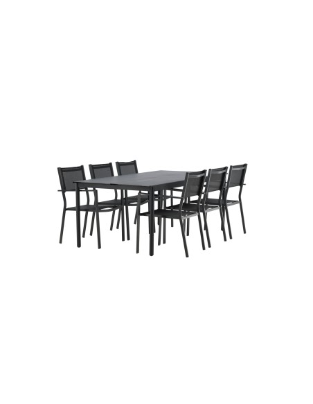 Matgrupp Modena med Copacabana matstolar, 200 × 100 cm