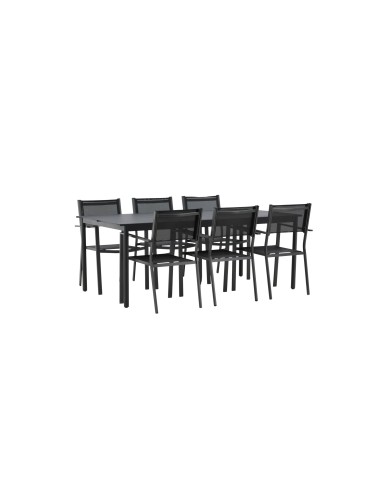 Matgrupp Modena med Copacabana matstolar, 200 × 100 cm