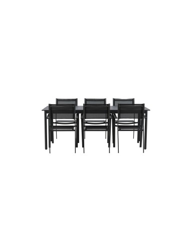 Matgrupp Modena med Copacabana matstolar, 200 × 100 cm