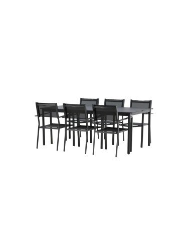 Matgrupp Modena med Copacabana matstolar, 200 × 100 cm