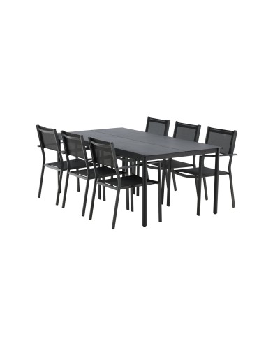 Matgrupp Modena med Copacabana matstolar, 200 × 100 cm