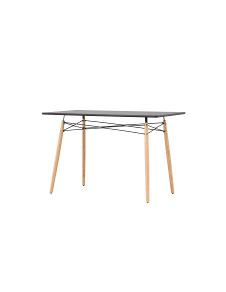 Matbord Danburi, 120 × 60 cm, Svart