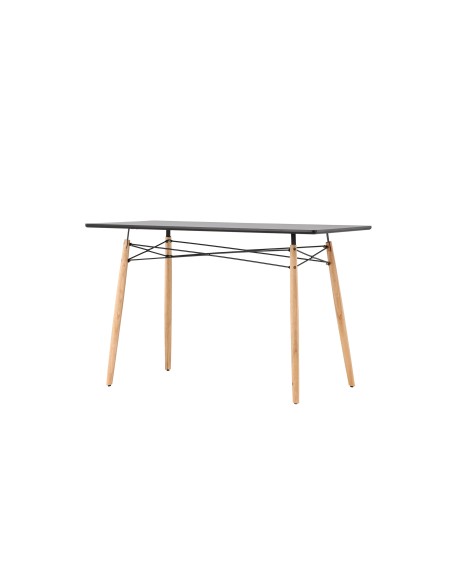 Matbord Danburi, 120 × 60 cm, Svart