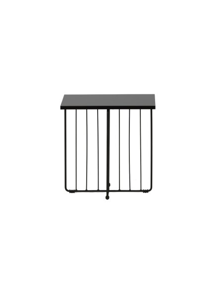 Soffbord Dayton, 40 × 40 cm, Svart