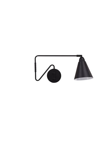 Vägglampa Amicola, Svart