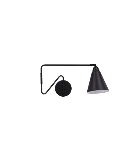 Vägglampa Amicola, Svart