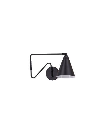 Vägglampa Amicola, Svart