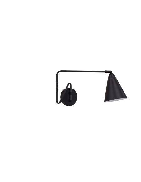 Vägglampa Amicola, Svart
