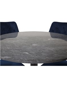 Matgrupp Estelle med Velvet Deluxe matstolar 2