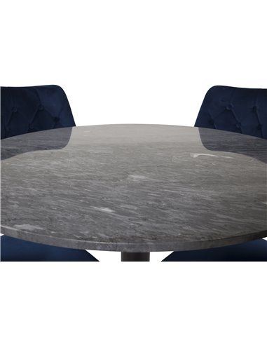 Matgrupp Estelle med Velvet Deluxe matstolar