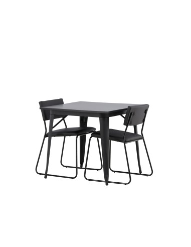 Matgrupp Tempe med Kenth matstolar, 80 × 80 cm