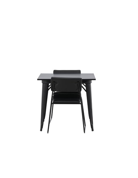 Matgrupp Tempe med Kenth matstolar, 80 × 80 cm