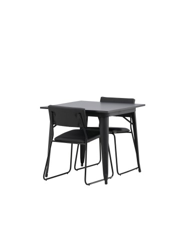 Matgrupp Tempe med Kenth matstolar, 80 × 80 cm