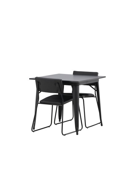 Matgrupp Tempe med Kenth matstolar, 80 × 80 cm