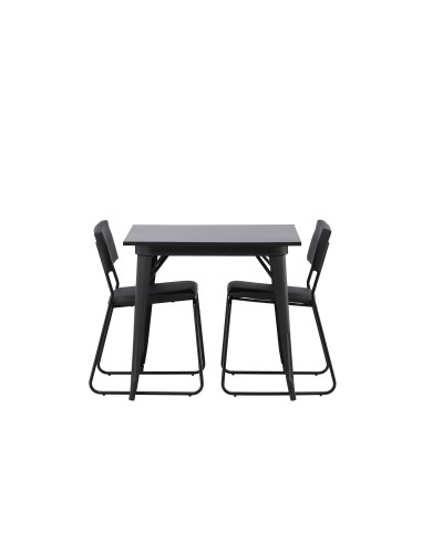 Matgrupp Tempe med Kenth matstolar, 80 × 80 cm