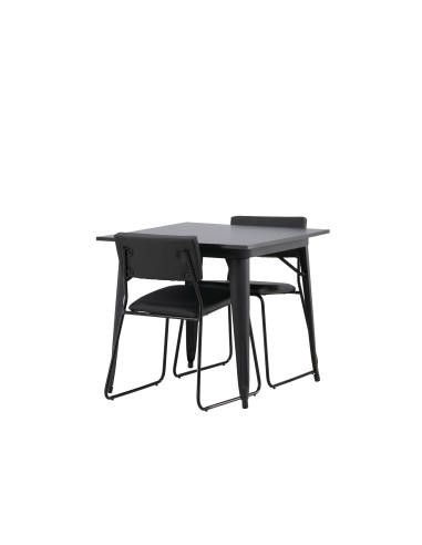Matgrupp Tempe med Kenth matstolar, 80 × 80 cm