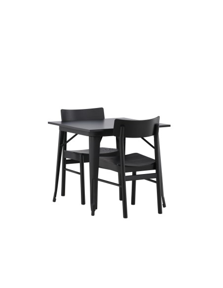 Matgrupp Tempe med Montros matstolar, 80 × 80 cm