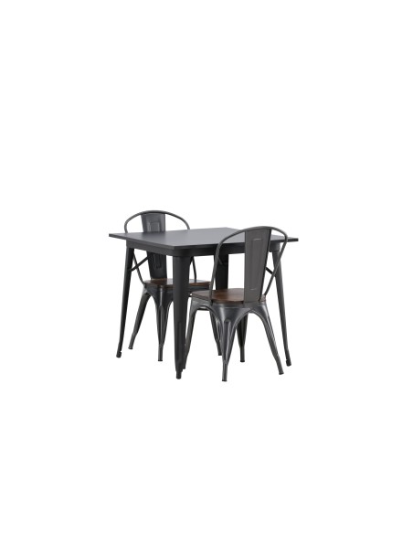Matgrupp Tempe med Tempe matstolar, 80 × 80 cm