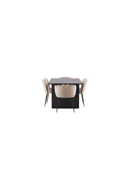 Matgrupp Vail med Limhamn matstolar, 200 × 100 cm