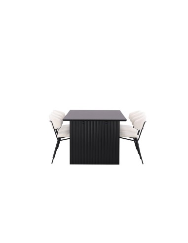 Matgrupp Vail med Chico matstolar, 200 × 100 cm