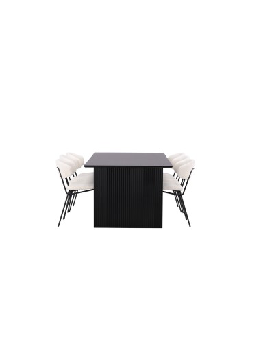 Matgrupp Vail med Chico matstolar, 200 × 100 cm