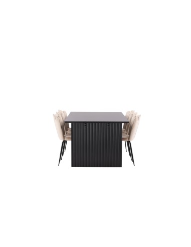 Matgrupp Vail med Limhamn matstolar, 200 × 100 cm