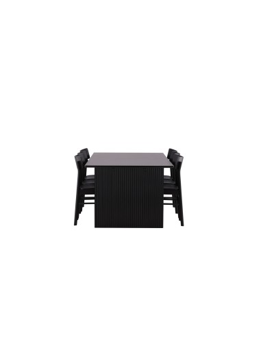 Matgrupp Vail med Montros matstolar, 200 × 100 cm