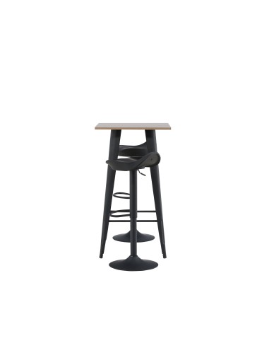 Matgrupp Tempe med Adesto matstolar, 60 × 60 cm