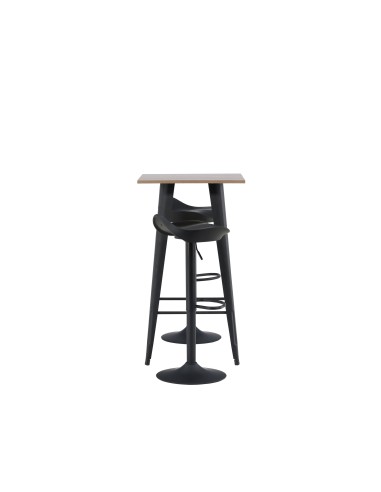 Matgrupp Tempe med Adesto matstolar, 60 × 60 cm