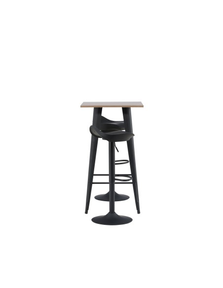 Matgrupp Tempe med Adesto matstolar, 60 × 60 cm