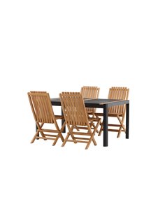 Matgrupp Togo med Ghana matstolar, 150 × 90 cm 2