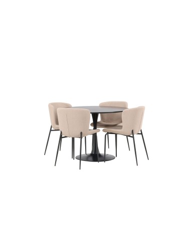 Matgrupp Glade med Modesto matstolar