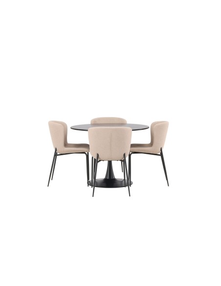 Matgrupp Glade med Modesto matstolar