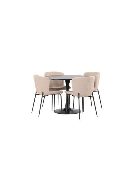 Matgrupp Glade med Modesto matstolar