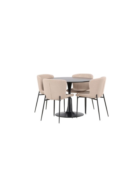 Matgrupp Glade med Modesto matstolar