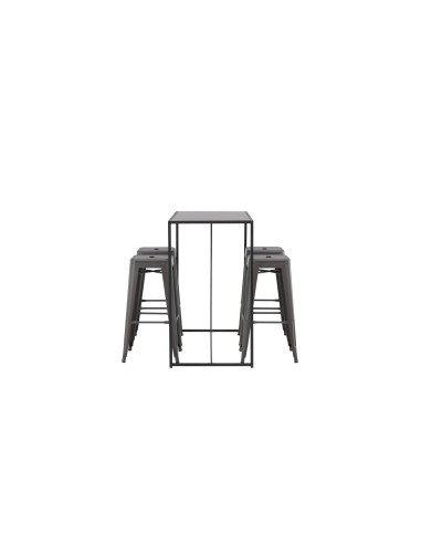 Matgrupp Brea med Tempe matstolar, 120 × 60 cm