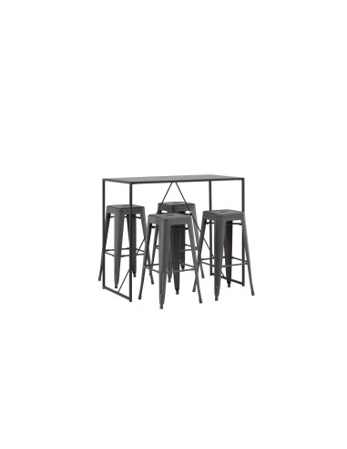 Matgrupp Brea med Tempe matstolar, 120 × 60 cm