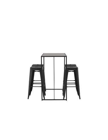 Matgrupp Brea med Tempe matstolar, 120 × 60 cm